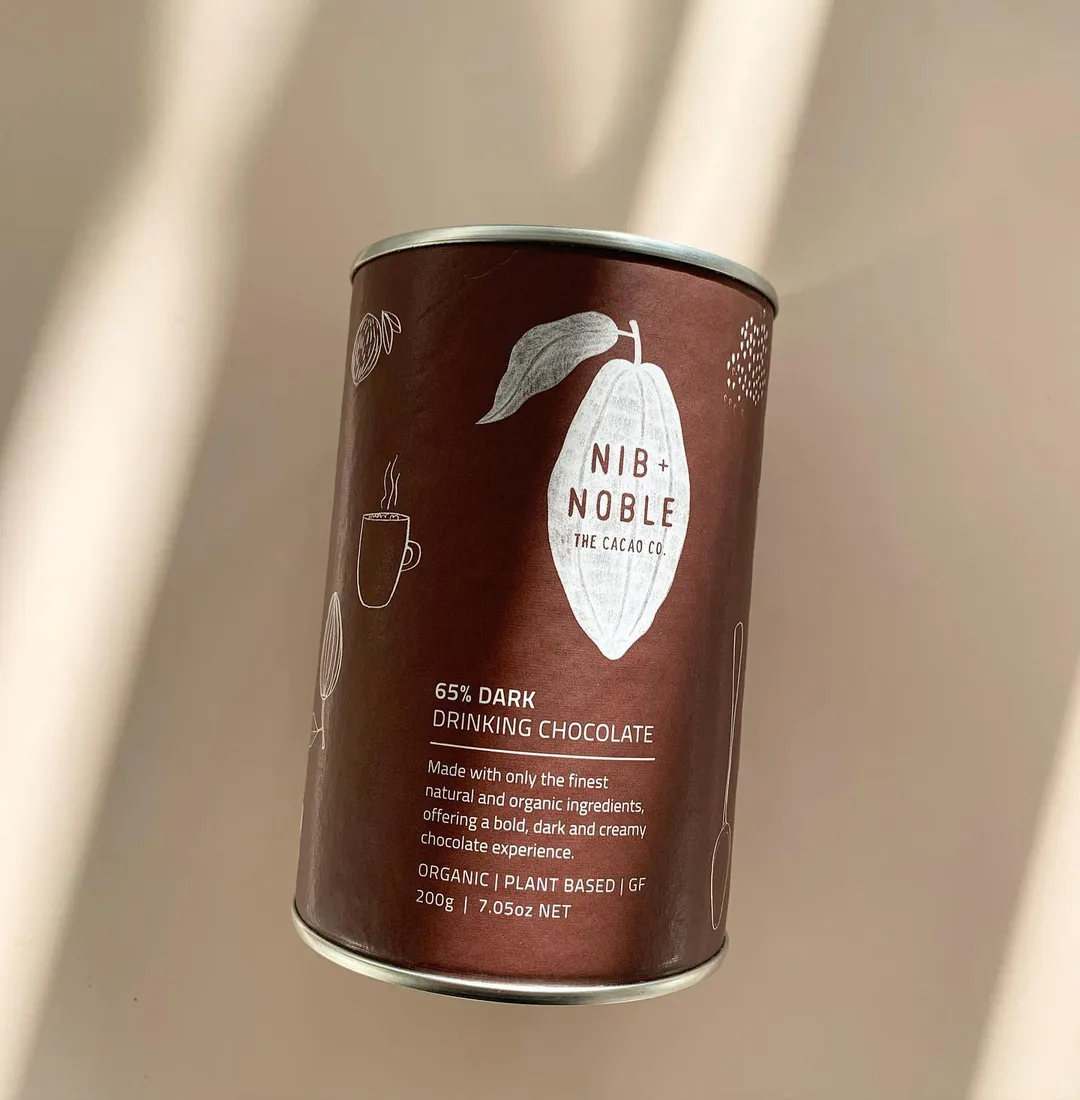 Organic Dark Drinking Chocolate 65% Cacao 200g