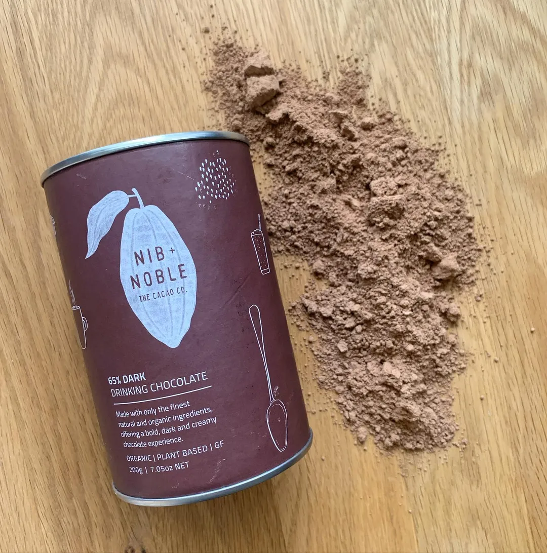 Organic Dark Drinking Chocolate 65% Cacao 200g