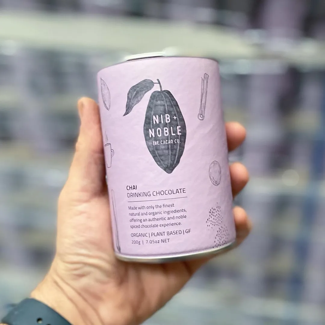 Chai Drinking Chocolate 200g, Organic Spiced Cacao