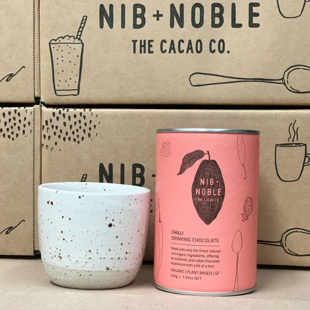 Chili Drinking Chocolate 200g, Organic Spiced Hot Chocolate