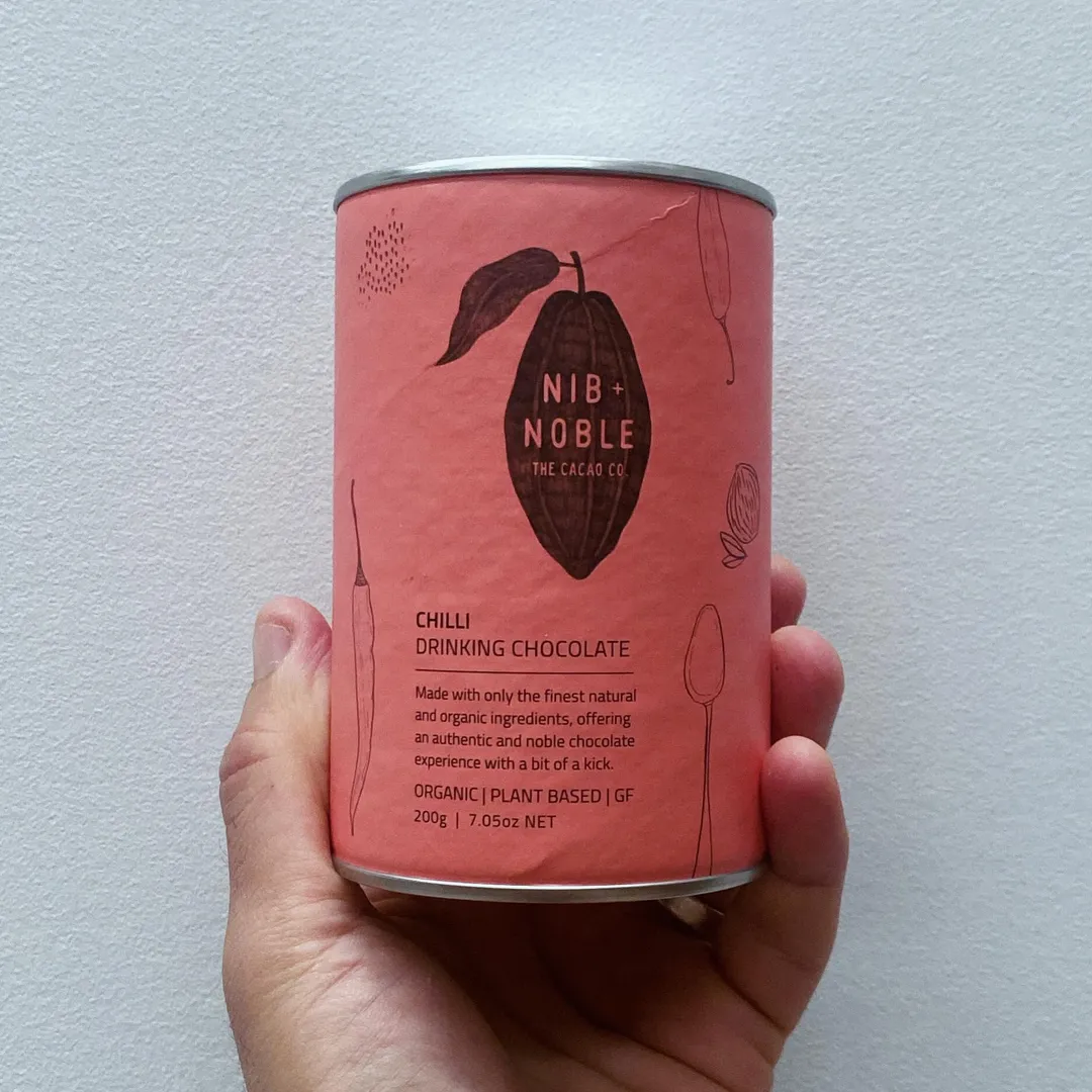 Chili Drinking Chocolate 200g, Organic Spiced Hot Chocolate