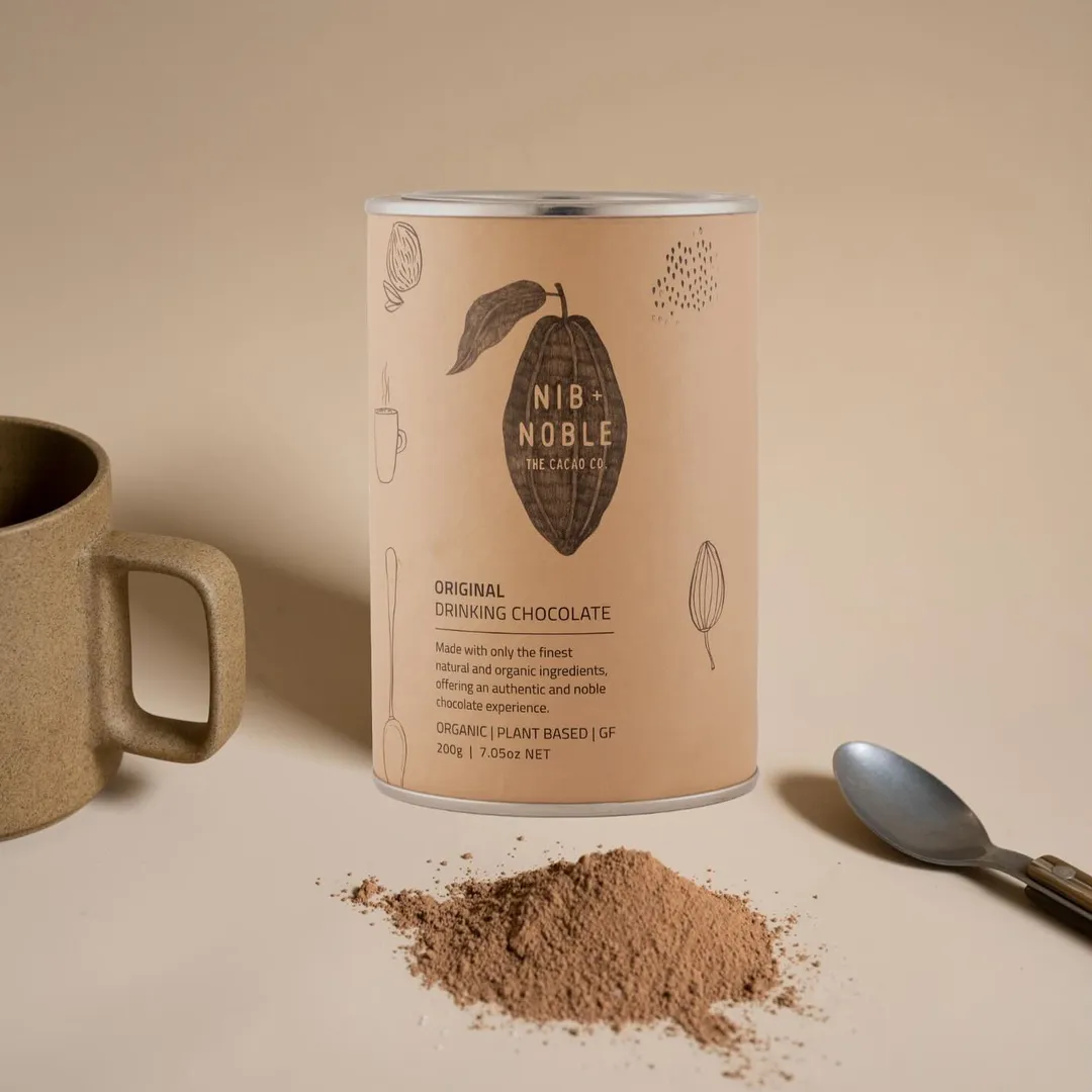 Organic Drinking Chocolate 46% Cacao 200g, Original