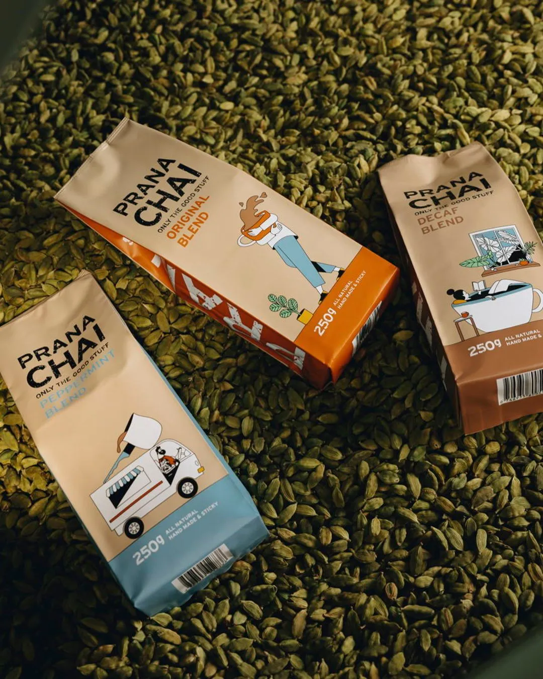 Peppermint Masala Chai 250g, Mint Sticky Chai Blend
