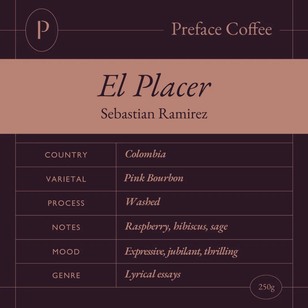El Placer, Sebastian Ramirez (Colombia, Washed)