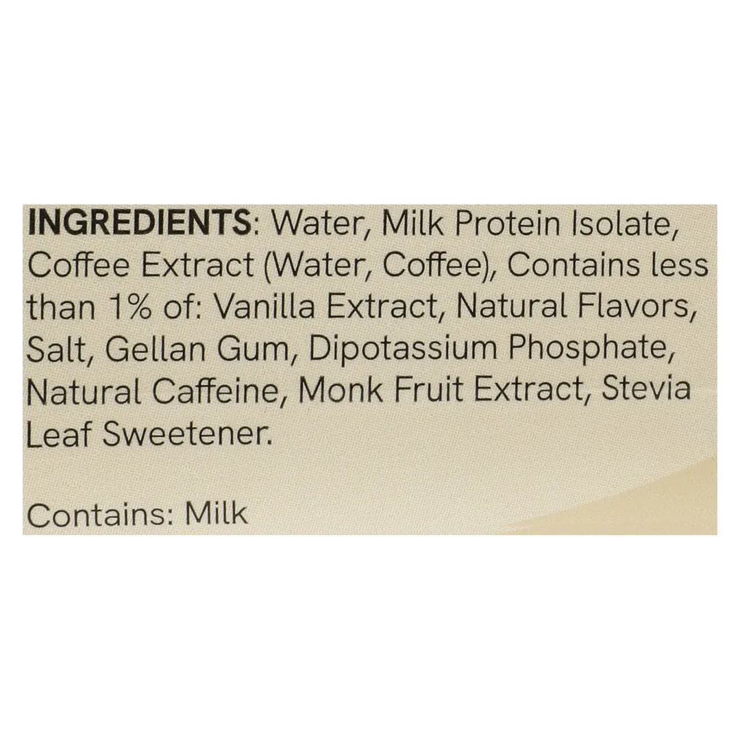 Cold Brew Protein Coffee 11oz - Vanilla 12ct Case