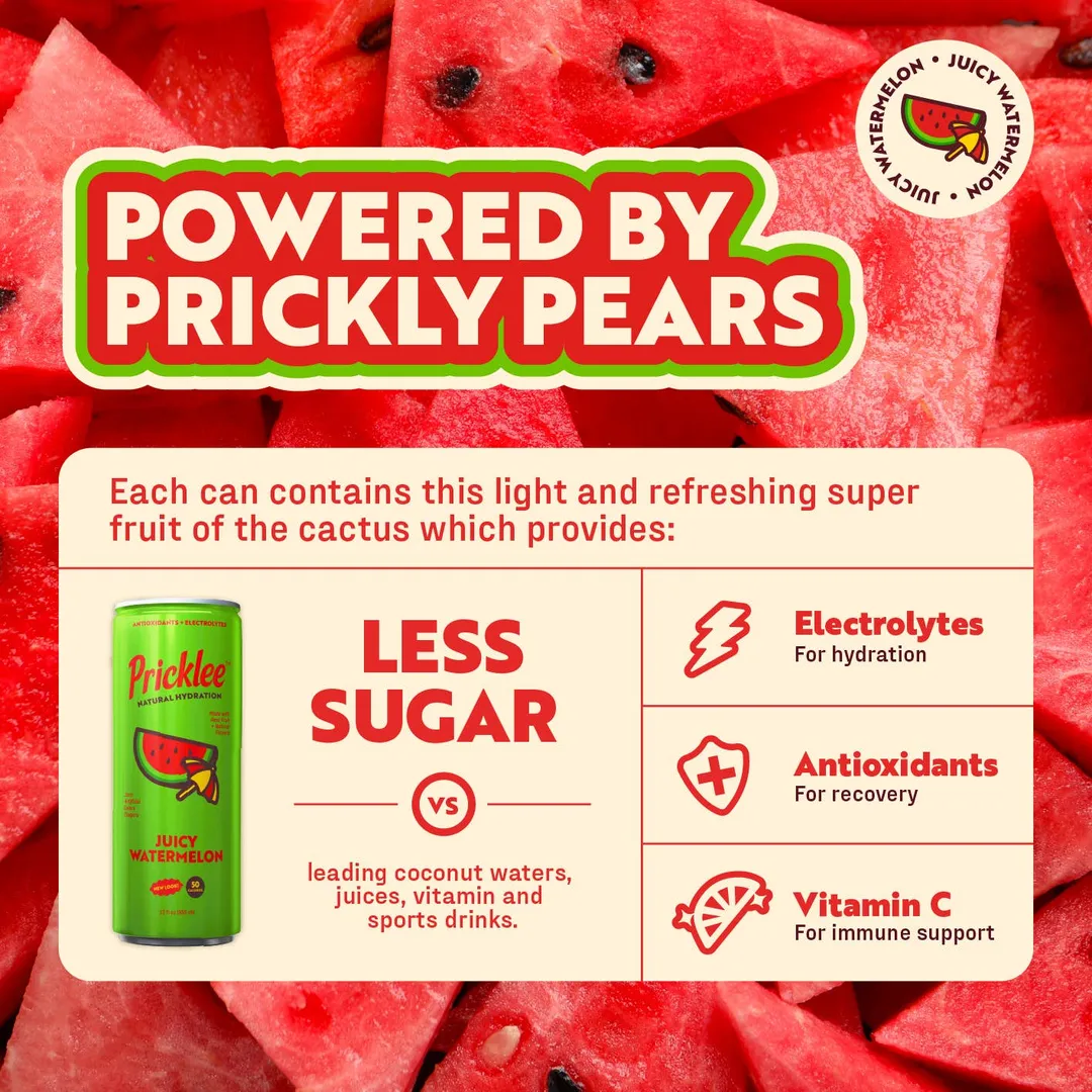 Pricklee Natural Hydration - Juicy Watermelon