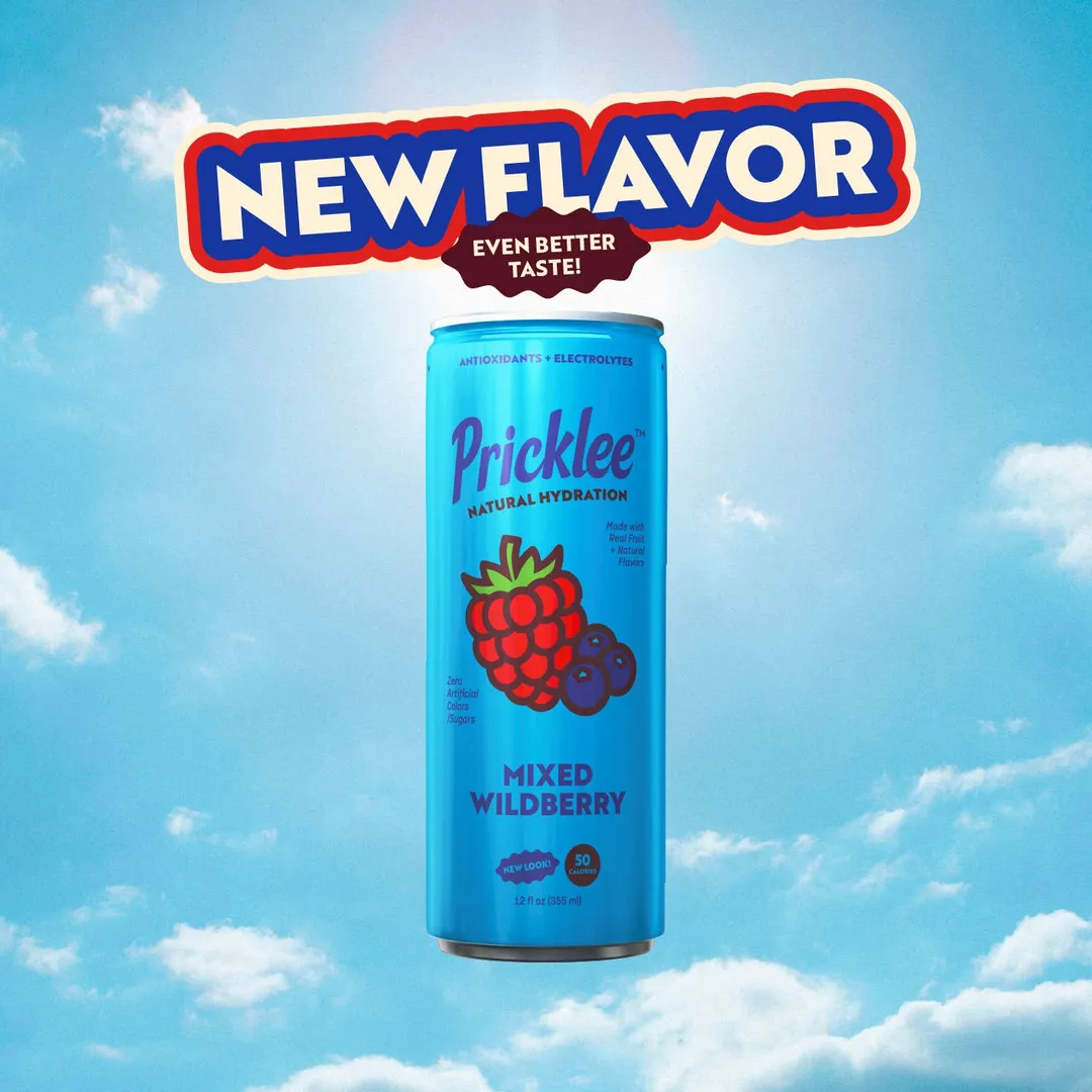 Pricklee Natural Hydration - Mixed Wildberry