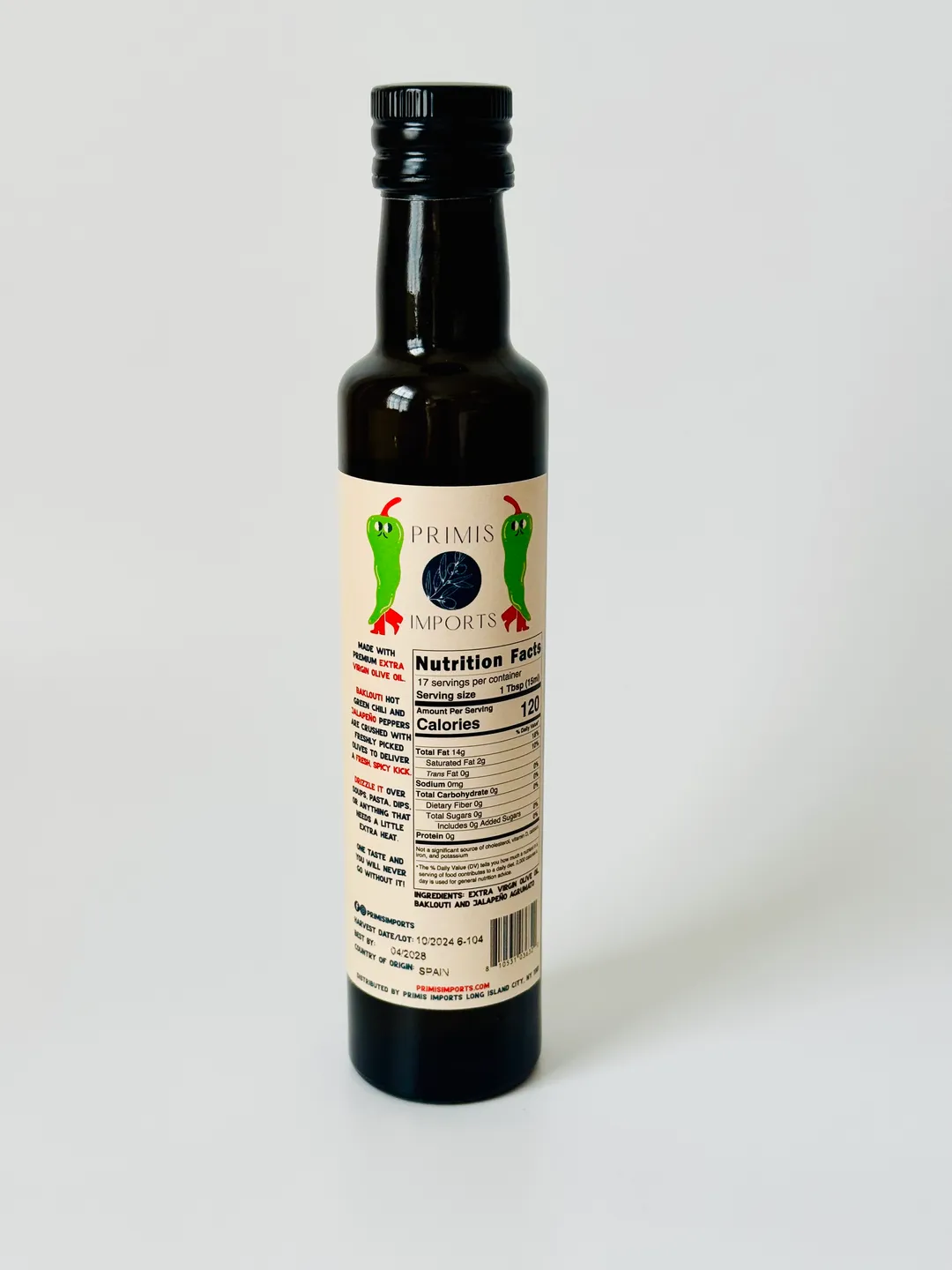 Spicy Green Chili Oil