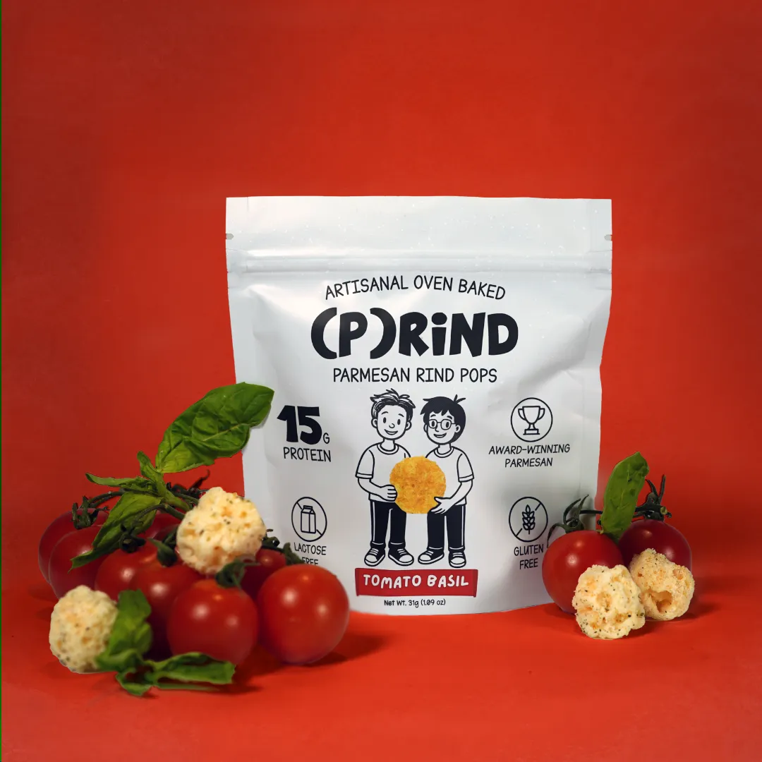 Tomato Basil Parm Pops Snack Pack