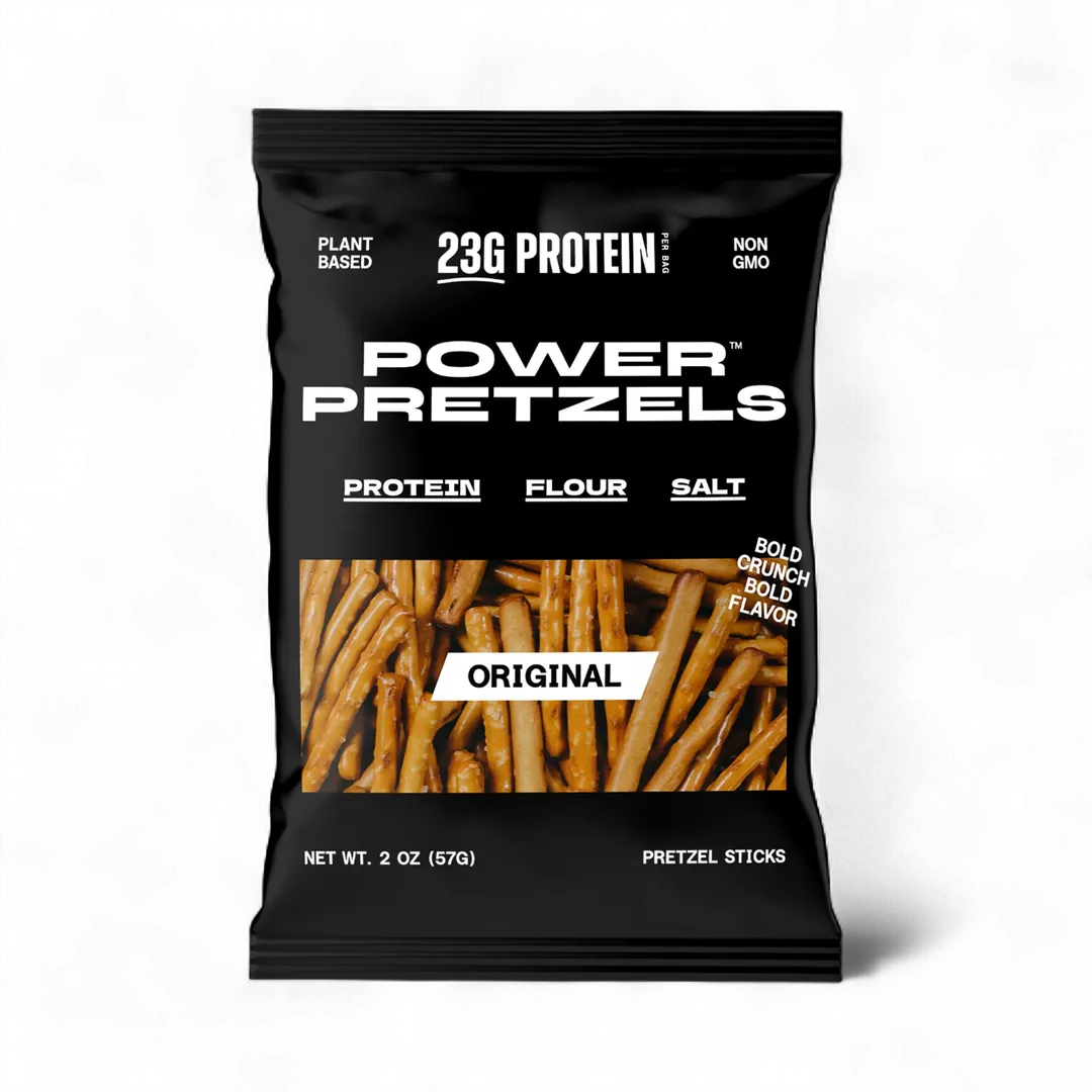 Original Salted Protein Pretzels, 23g Protein Per Bag (6 Ct. Salt) 