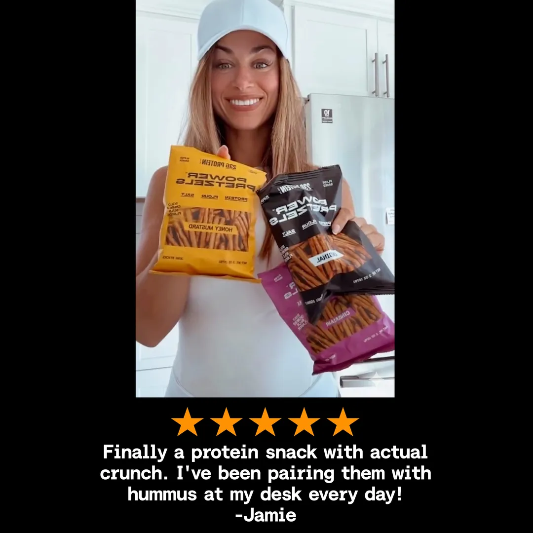 Honey Mustard Protein Pretzels, 23g Protein Per Bag