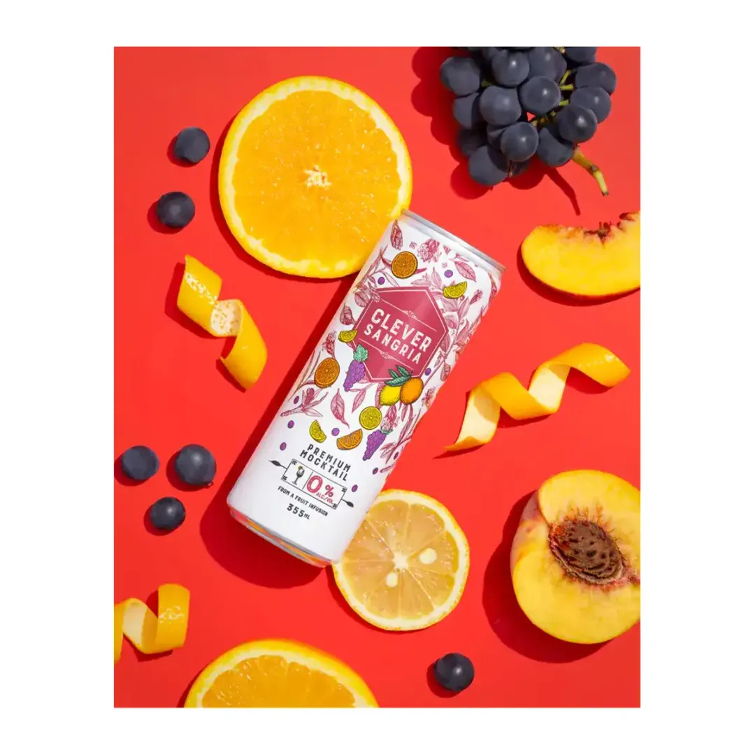 Clever Sangria - Non-Alcoholic Mocktail - 12oz Cans (24pk)