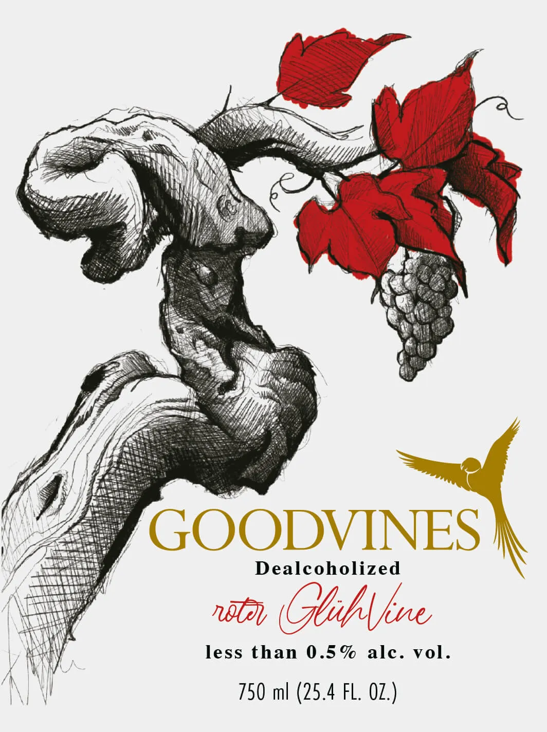Goodvines - Dealcoholized Red GlühVine - 750ml/25.4oz (case of 12)