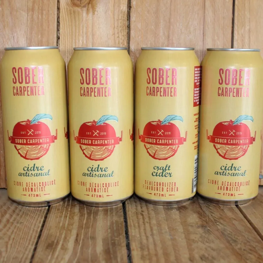 Sober Carpenter NA Craft Cider - 16oz