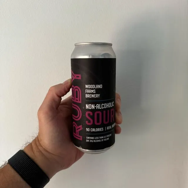Woodland Farms Brewery Ruby Sour Ale Non-Alcoholic Beer - 16oz (24pk)