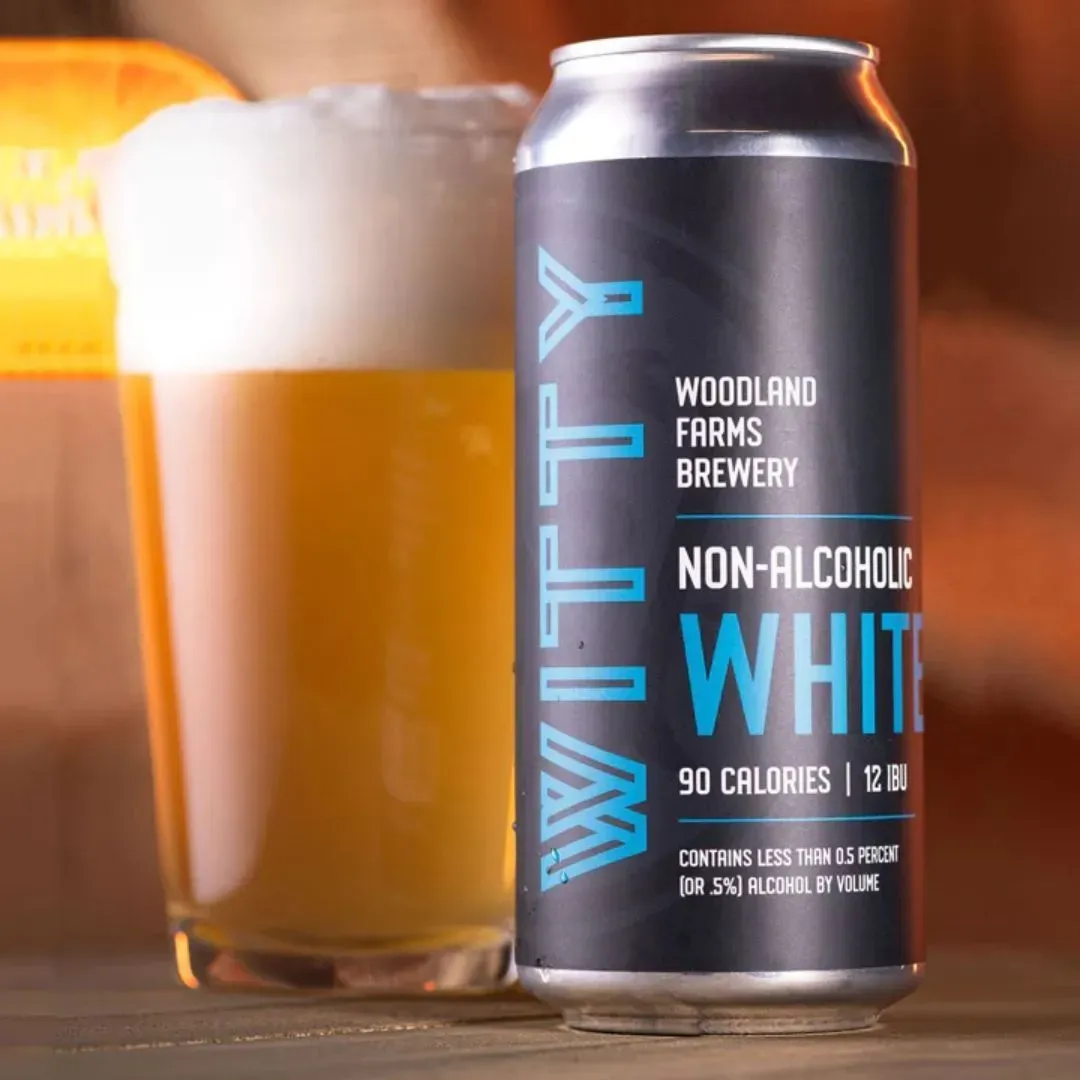 Woodland Farms Brewery Witty White Non-Alcoholic Beer - 16oz (24pk)