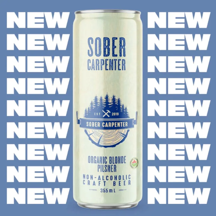 Sober Carpenter Non-Alcoholic Organic Blonde Pils - 12oz (24pk)
