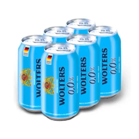 WOLTERS 0.0 - Alcohol-Free Pils from Germany – 24 x 11.2oz