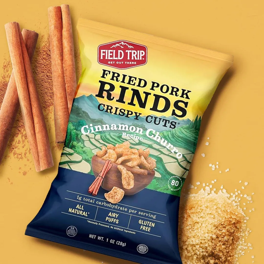 Crispy Cuts Cinnamon Churro Pork Rind (1oz)