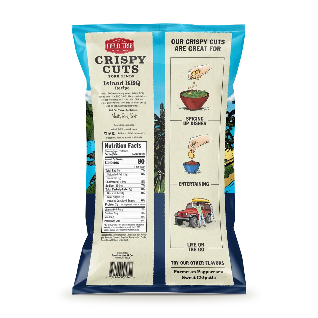 Crispy Cuts Island BBQ Pork Rind (2.5oz)