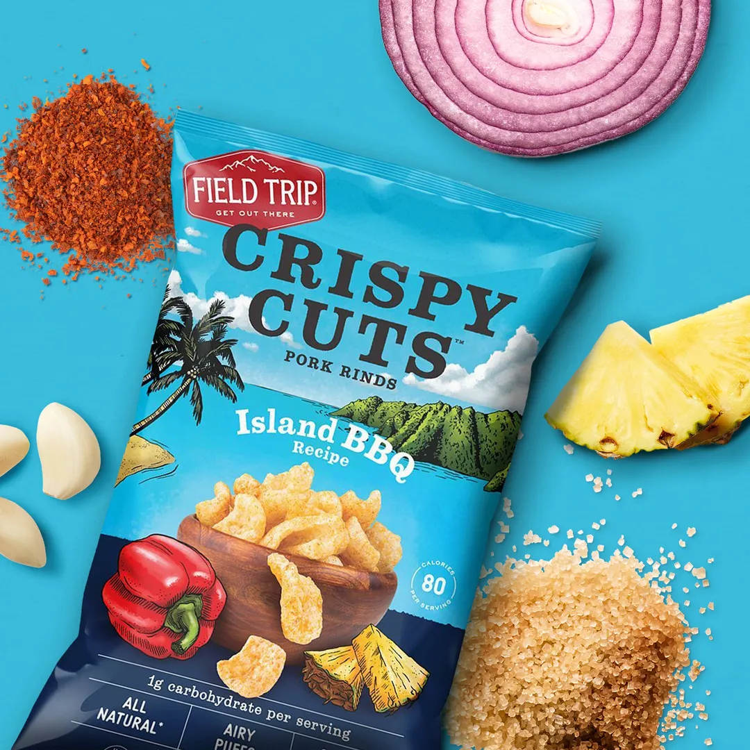Crispy Cuts Island BBQ Pork Rind (2.5oz)