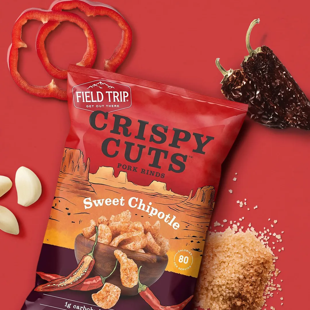 Crispy Cuts Sweet Chipotle Pork Rind (2.5oz)