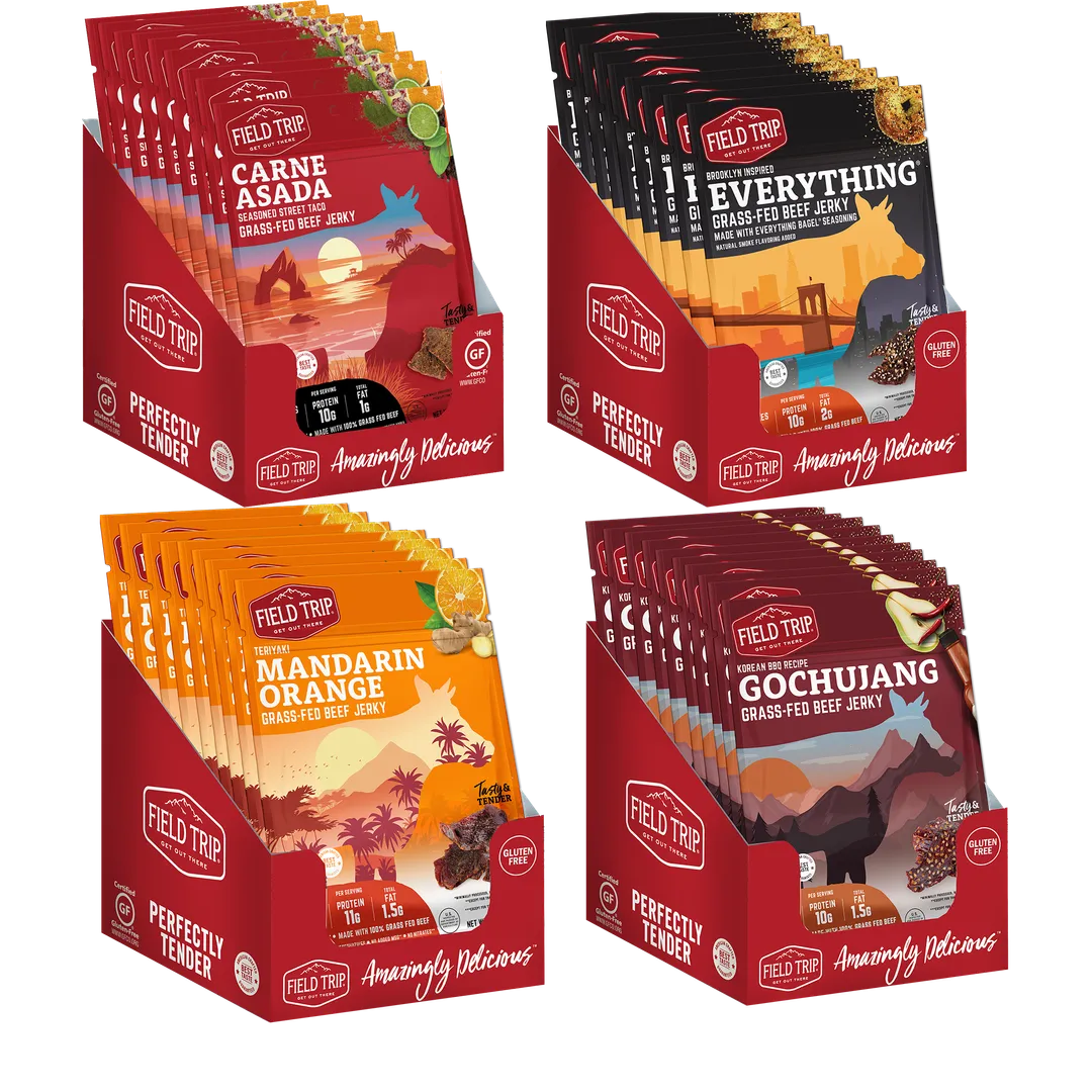 Meat Snacks Wooden Display (Jerky Bags & Meat Sticks)