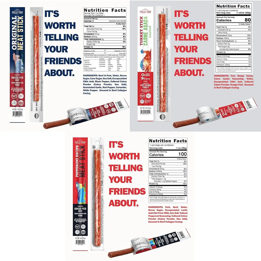 Meat Snacks Wooden Display (Jerky Bags & Meat Sticks)