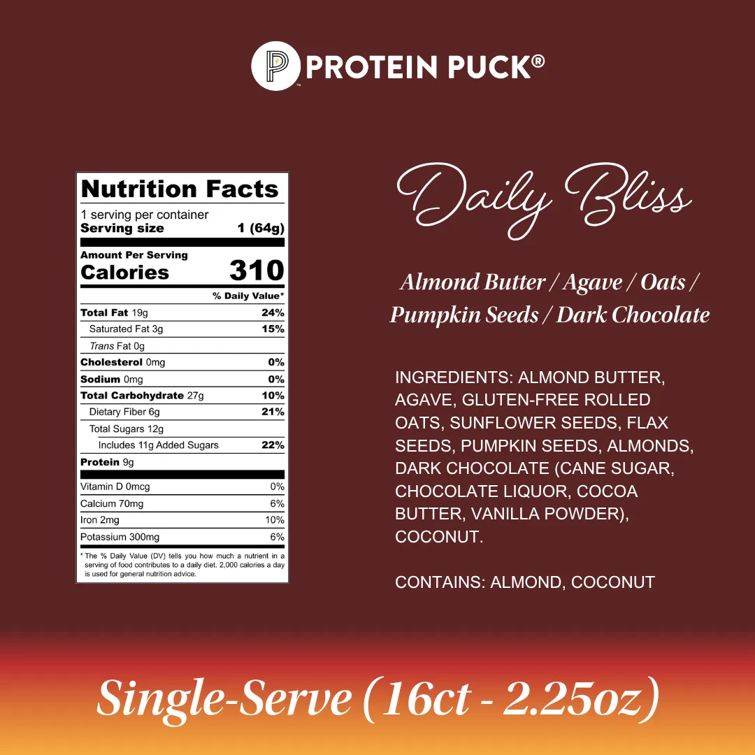 Daily Bliss (Almond Butter & Dark Chocolate)