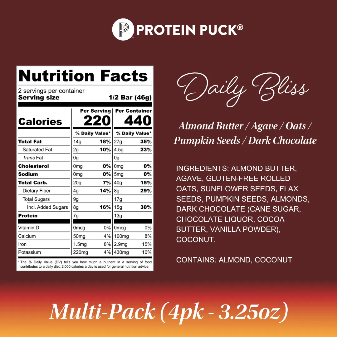 Daily Bliss (Almond Butter & Dark Chocolate)