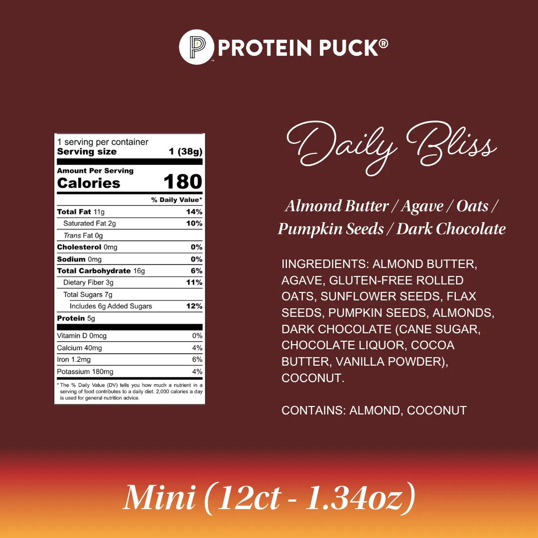 Daily Bliss (Almond Butter & Dark Chocolate)