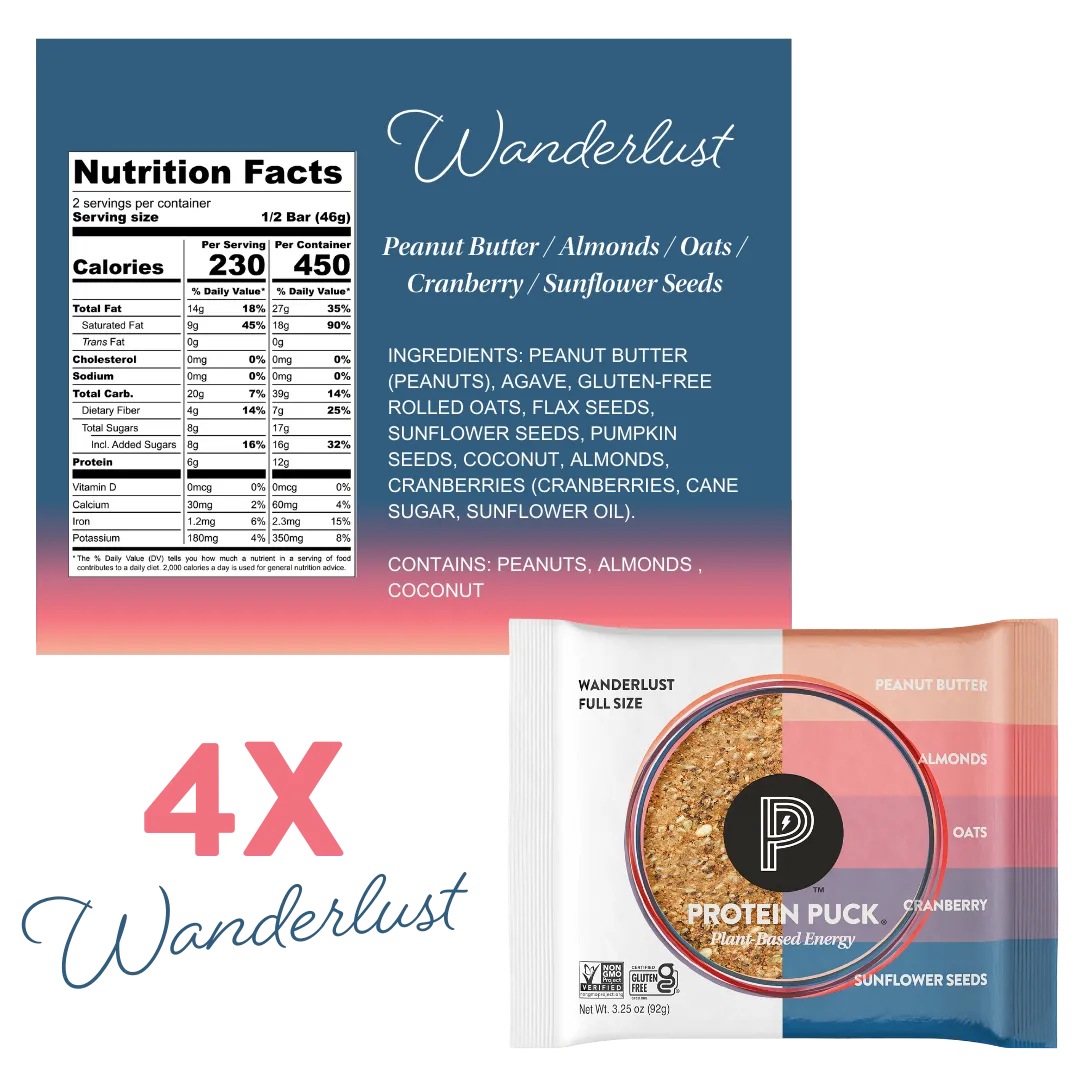 Plant-Based Protein Bars - Variety Pack (16 - 3.25oz Bars)