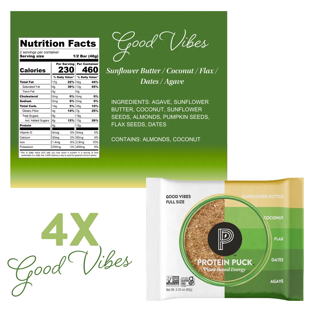 Plant-Based Protein Bars - Variety Pack (16 - 3.25oz Bars)