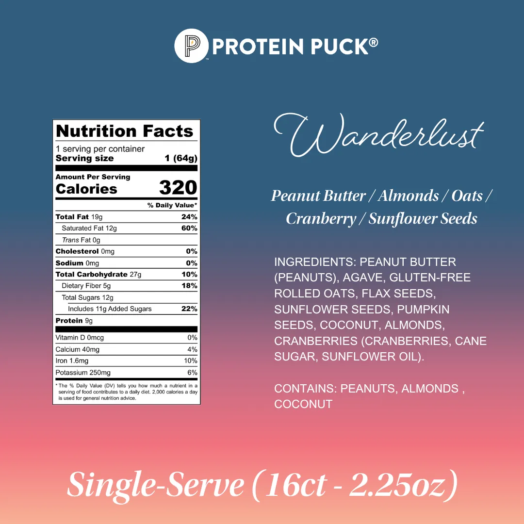Wanderlust (Peanut Butter & Cranberry)