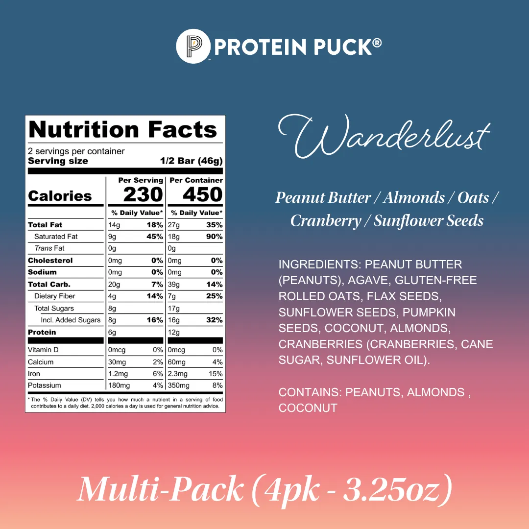 Wanderlust (Peanut Butter & Cranberry)