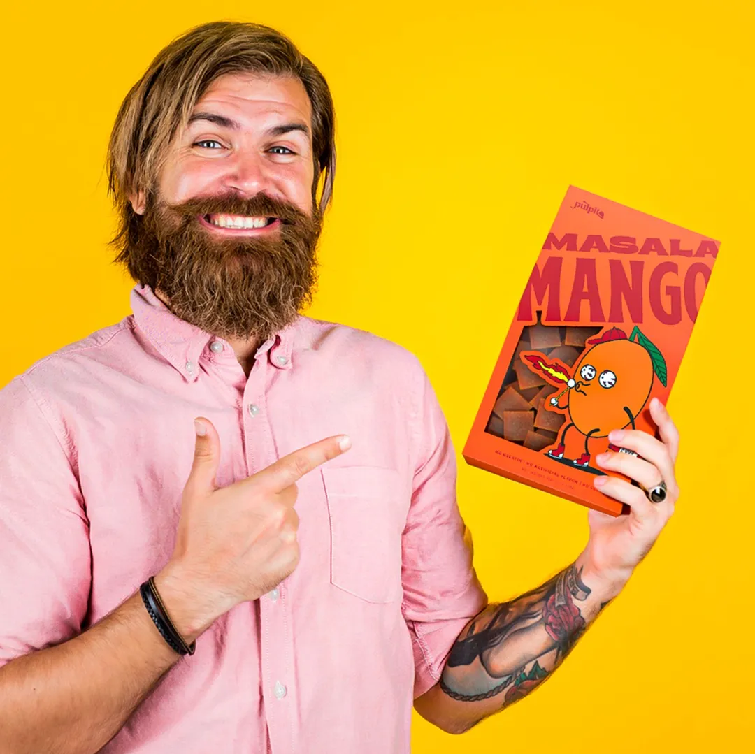 Masala Mango  - Natural Fruit Snacks - Dried Fruit Bites 