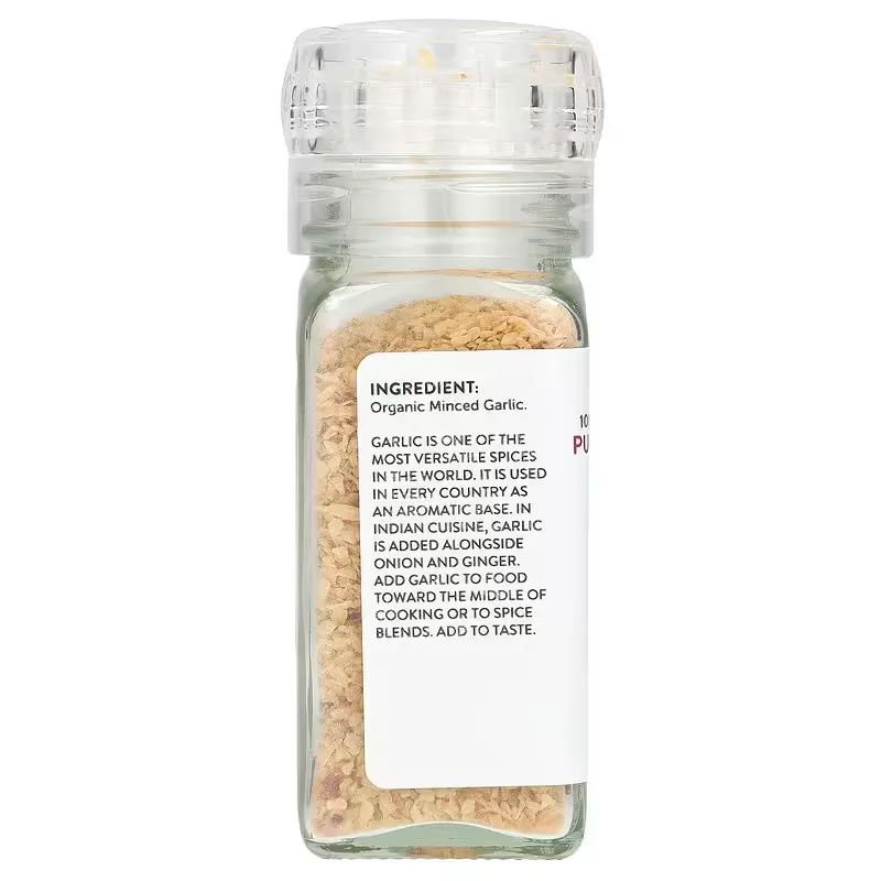 Garlic Minced, Certified Organic