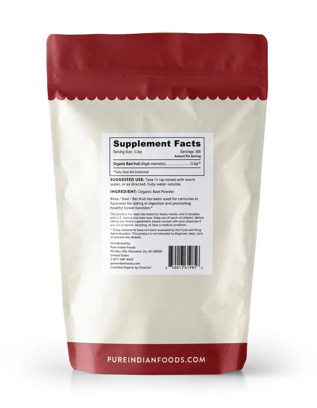 Bilva / Bael Fruit Powder, Certified Organic - 8 oz
