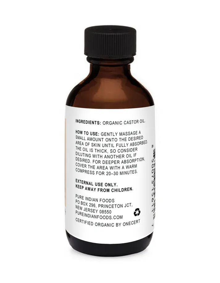 GHEEK™ Organic Castor Oil - 2 fl. oz (60mL)
