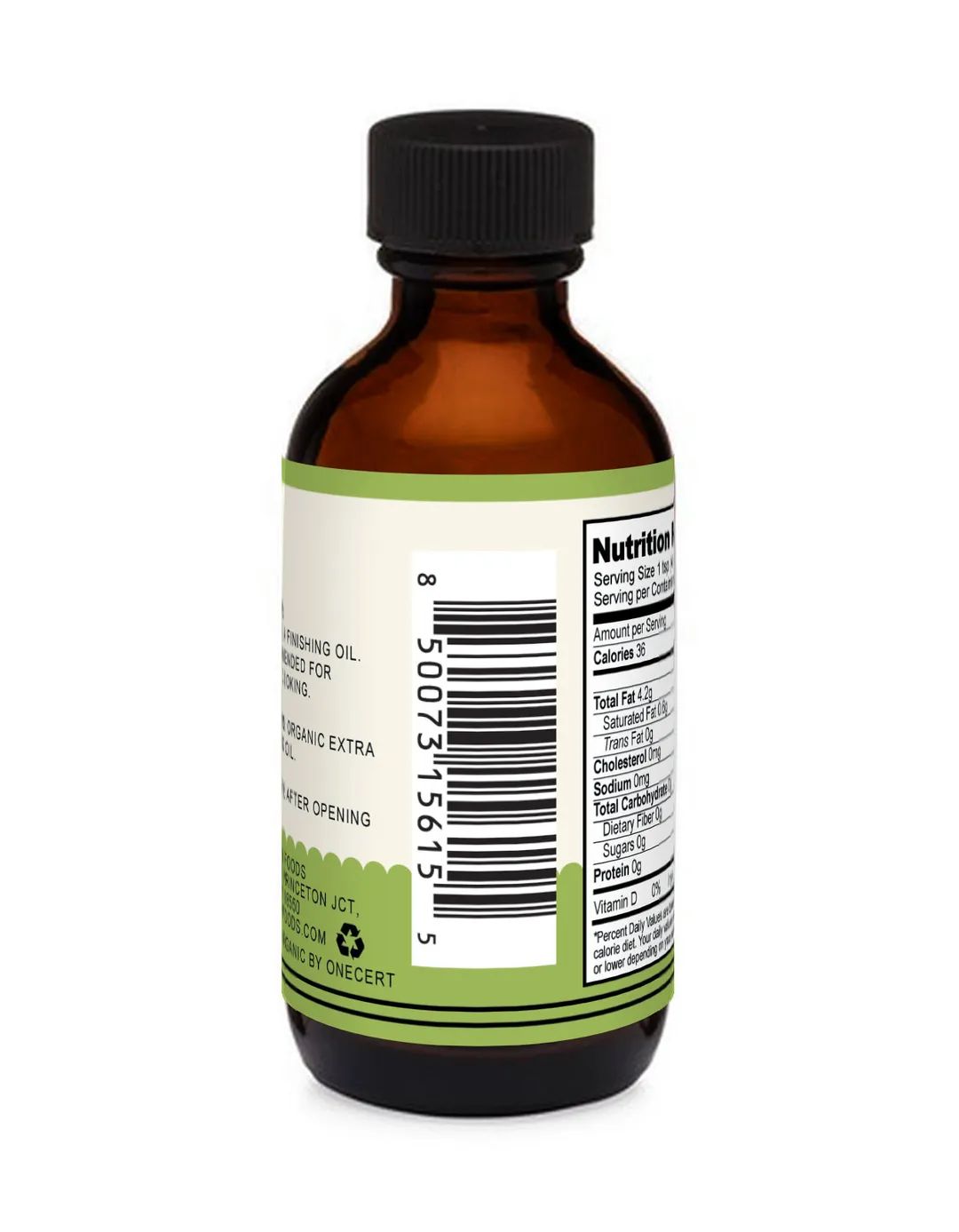 High Polyphenol Extra Virgin Olive Oil, Certified Organic - 2 fl oz (54g)