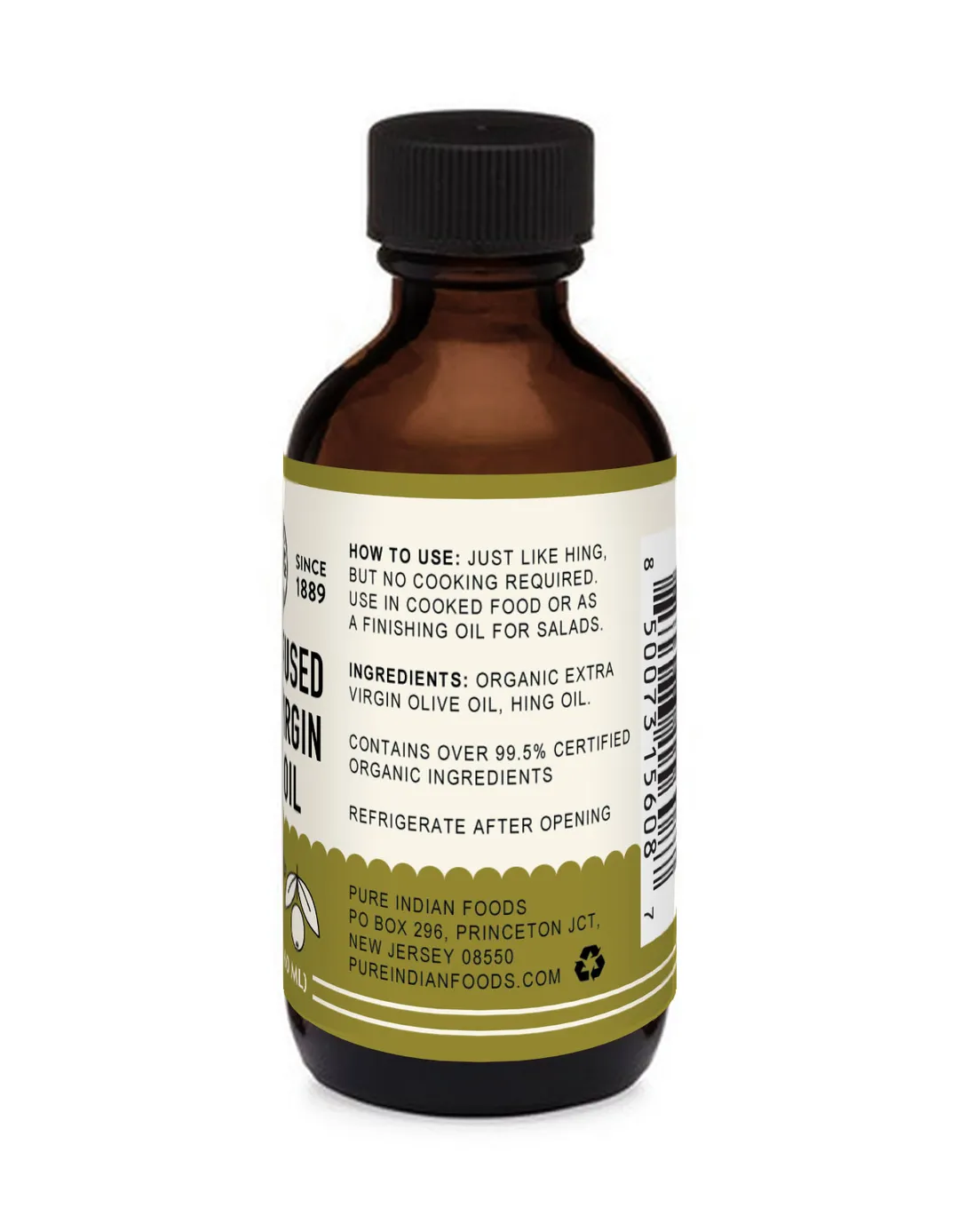 Hing Infused Extra Virgin Olive Oil - 2 fl oz