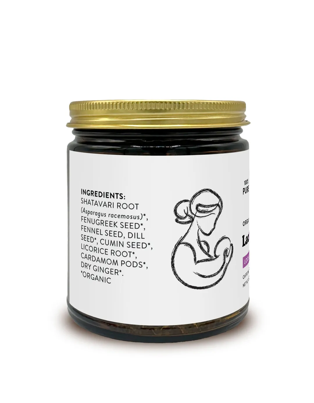 Lacteation - Ayurvedic Lactation Tea, Certified Organic - 4oz (113g)