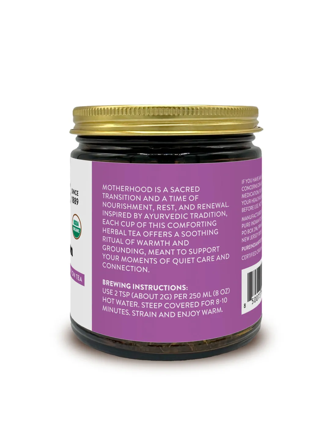 Lacteation - Ayurvedic Lactation Tea, Certified Organic - 4oz (113g)