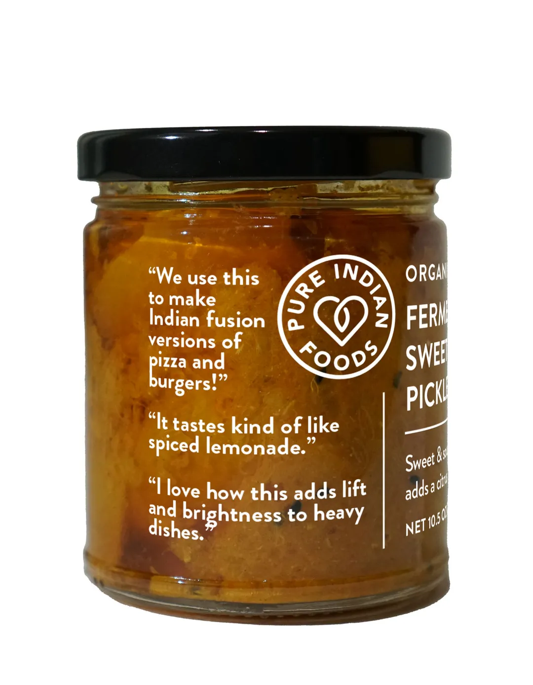 Fermented Sweet Lemon Pickle, Certified Organic - 10.5 oz