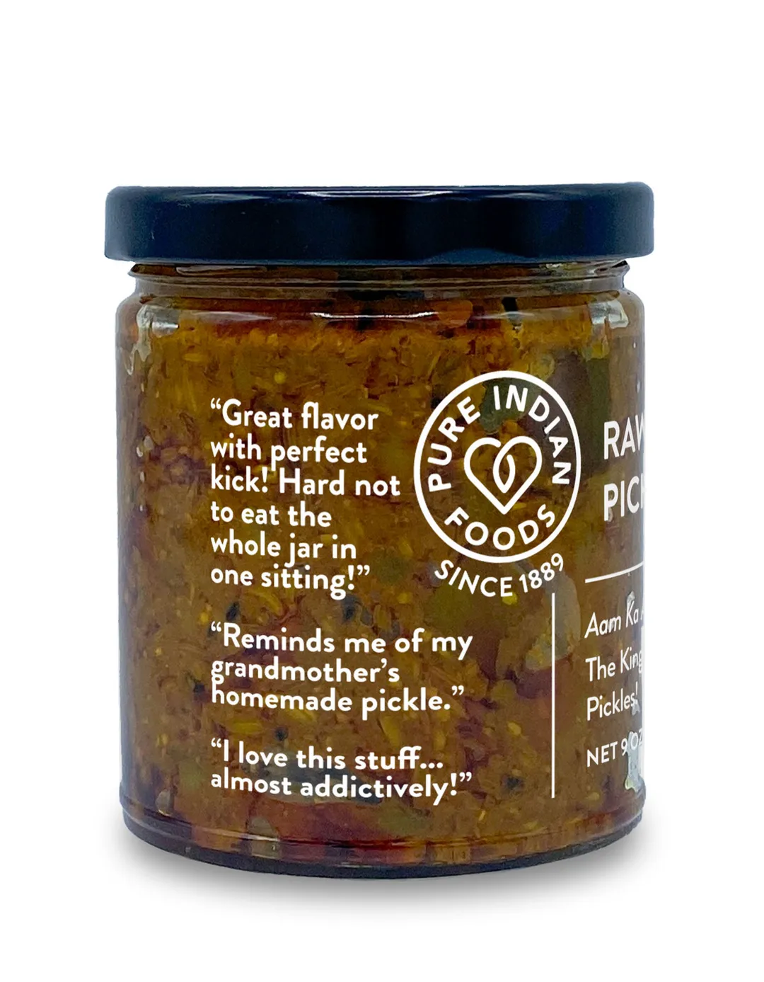Indian Raw Mango Pickle - Limited Edition, Seasonal - 9 oz