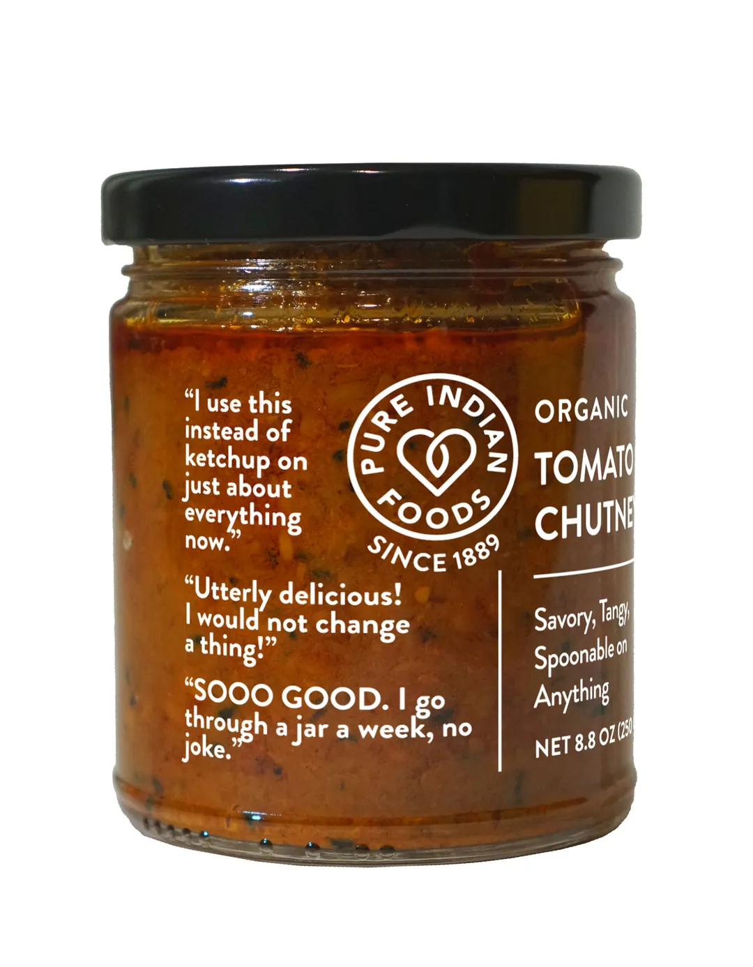 Tomato Chutney, Certified Organic - 8.8 oz