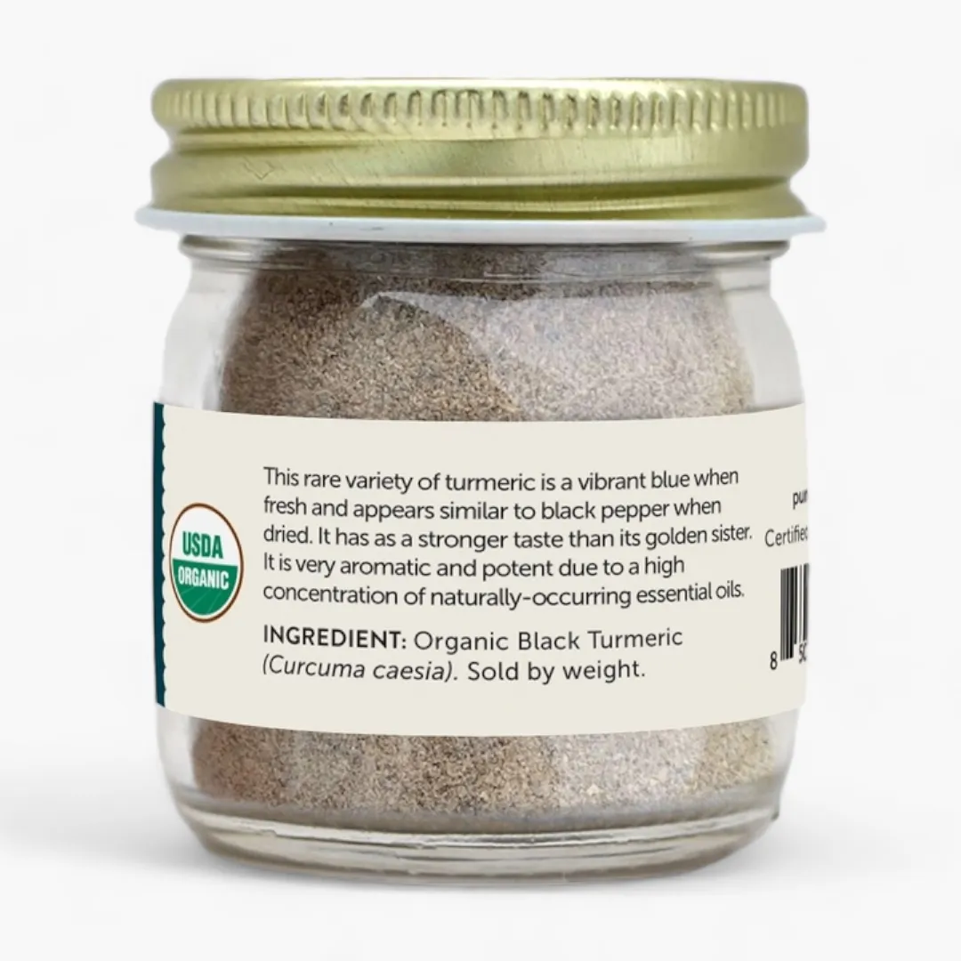 Black Turmeric, Certified Organic