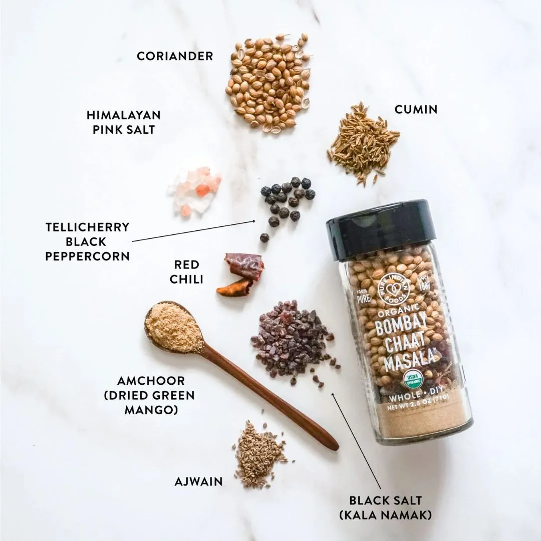 Bombay Chaat Masala Diy, Certified Organic