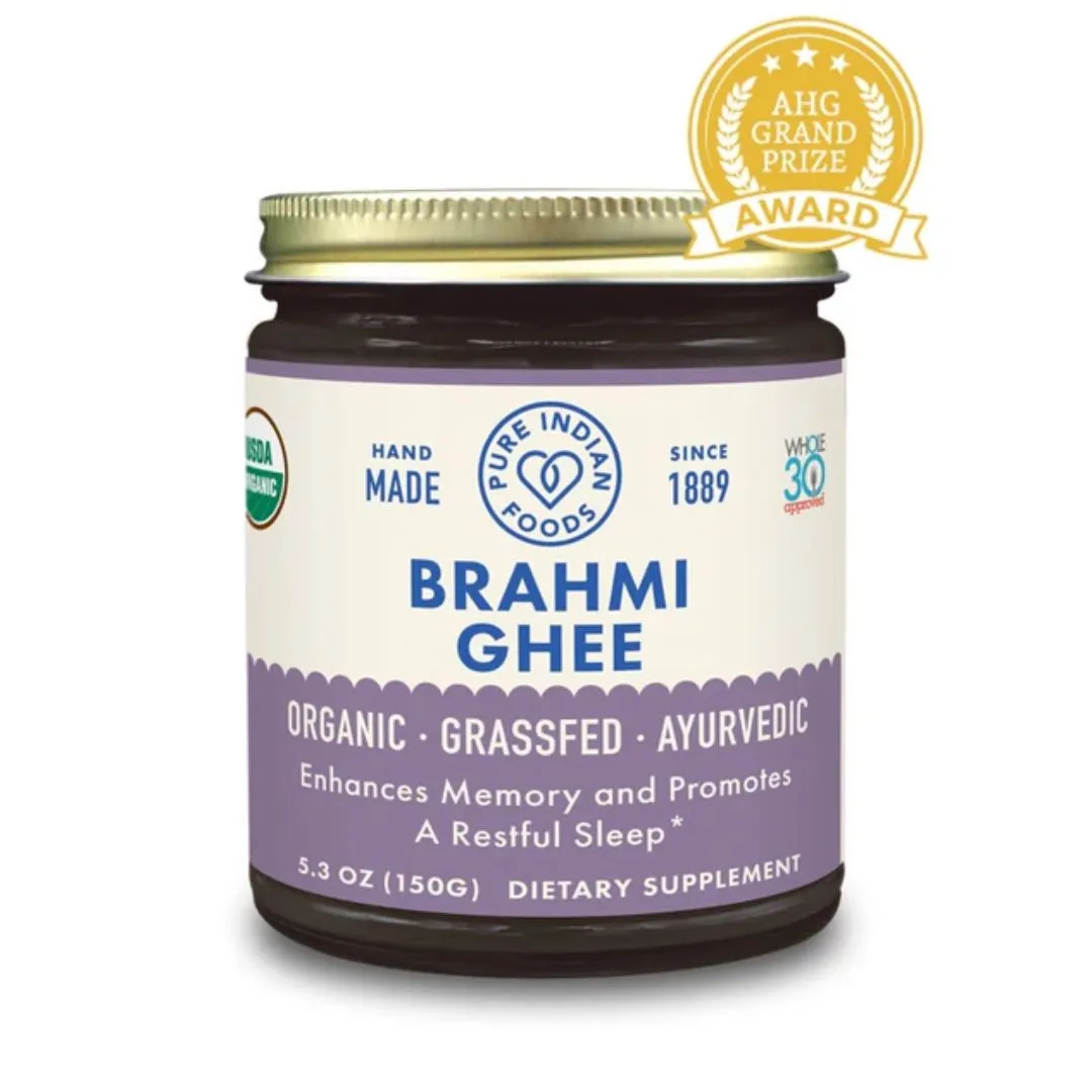 Brahmi Ghee, Grassfed and Certified Organic