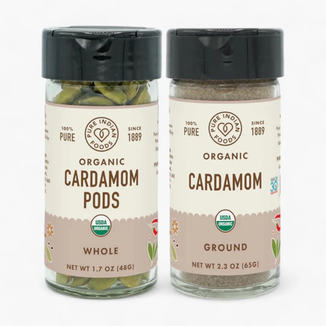 Cardamom Green Ground, Certified Organic